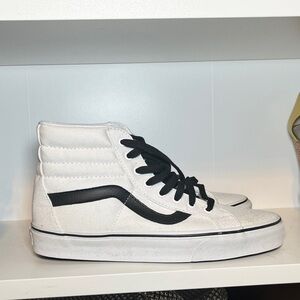 NWT White Canvas Vans